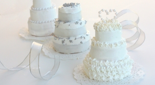 wedding mini cake, mini cake, cake
